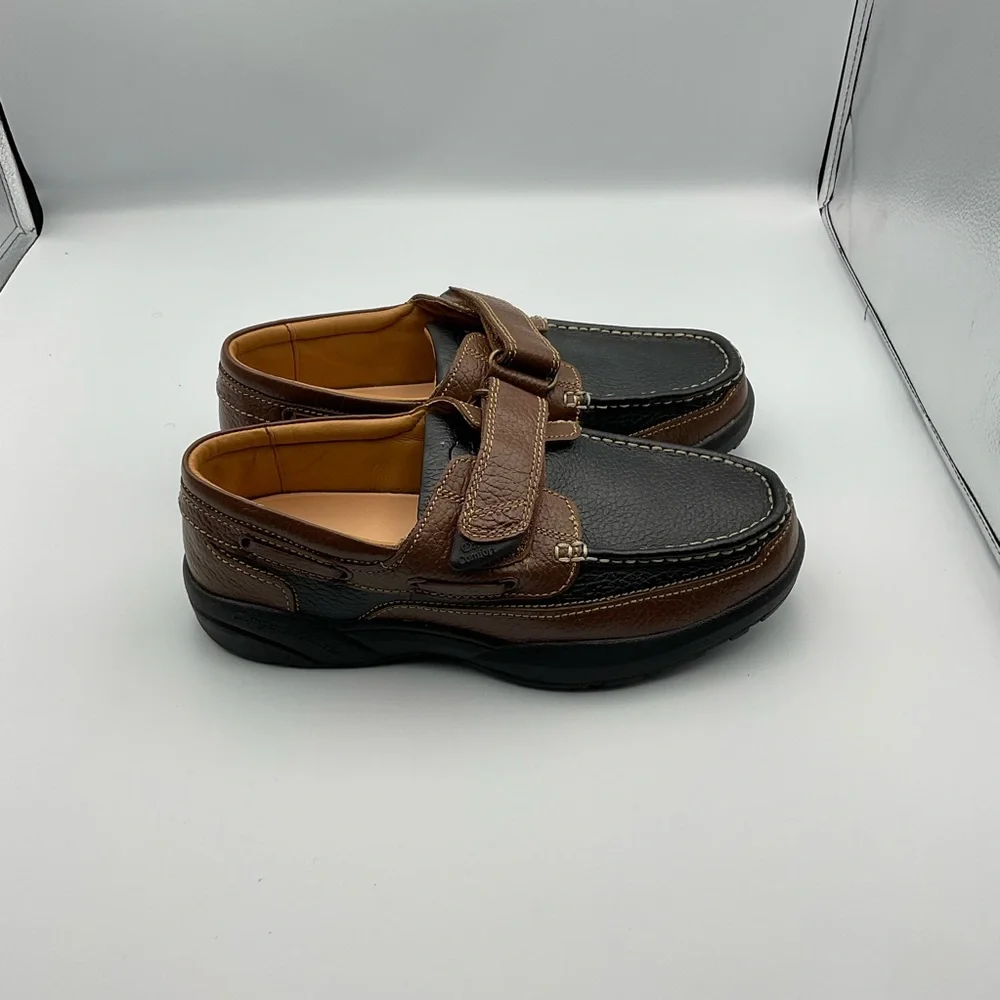 Dr.‎ Comfort Mike Men's 8M Casual Shoes Black Brown Diabetic Orthopedic